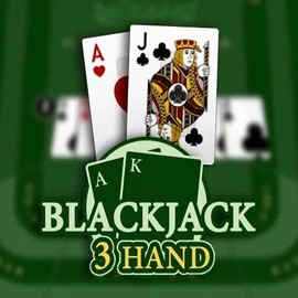 Blackjack 3H (Habanero) online game logo by Habanero on ritzocasino.eu