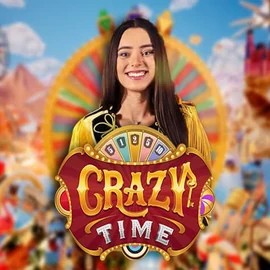 Crazy Time logo – Live Casino by Evolution at Ritzo Casino