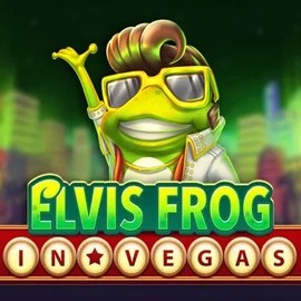 Official Slots logo: Elvis Frog In Vegas by BGAMING at Ritzo Casino