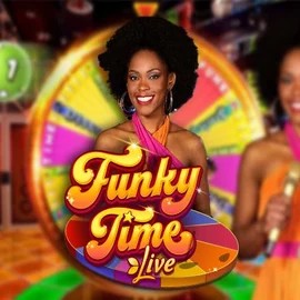 Funky Time online game logo by Evolution on ritzocasino.eu