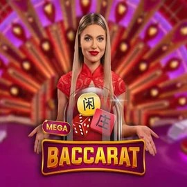 Mega Baccarat game by Pragmatic Play – logo hosted on Ritzo Casino