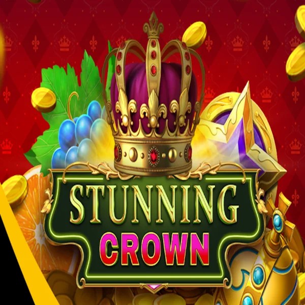 Stunning Crown slot logo by BF Games at Ritzo Casino